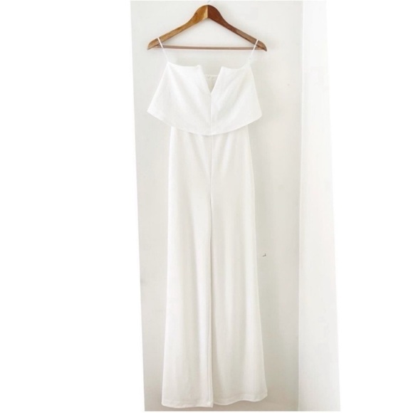 NWT Lulus Power of Love White Strapless Jumpsuit - Picture 3 of 13